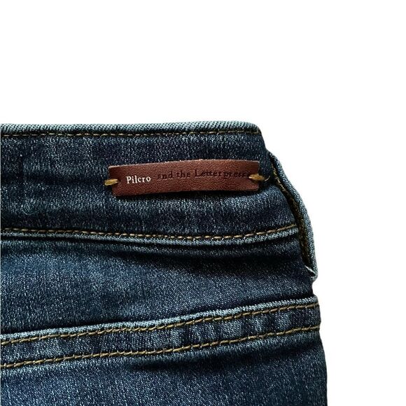 PILCRO BY ANTHROPOLOGIE High Rise Denim Legging Size 26 - Picture 5 of 6